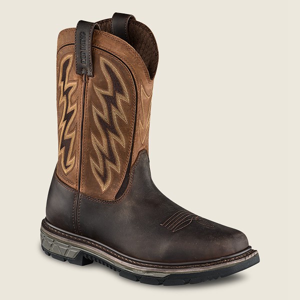 Botas de Trabajo Red Wing Hombre Marrom - Rio Flex - 11-Inch Waterproof Soft Toe Pull-On - 708-VWTAE